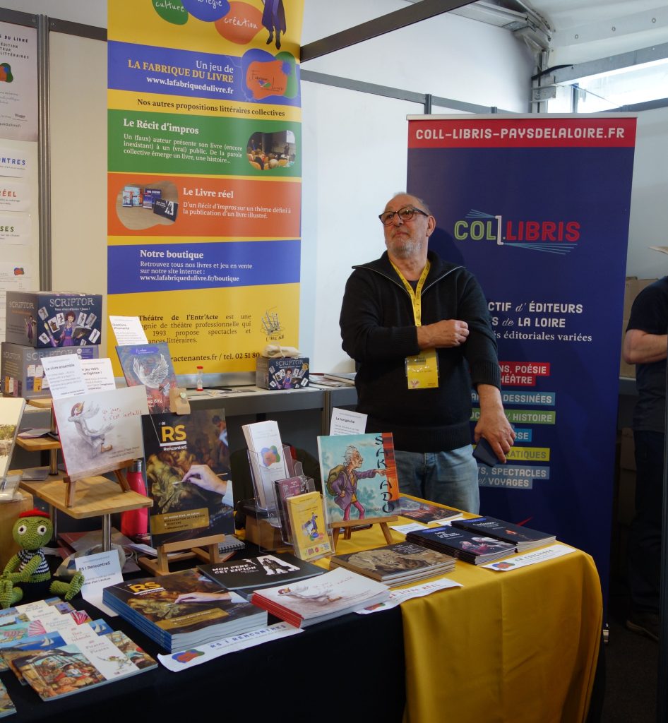 La maison d'édition au salon du livre de Montaigu (85)